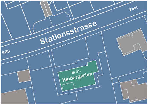 Lage Kindergarten Stationsstrasse 31